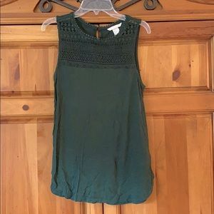 Green embroidered shirt!